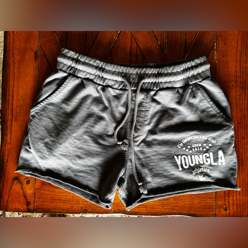 YoungLA Gray Athletic Shorts